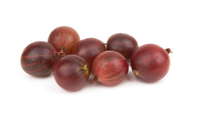 Gooseberry on white
