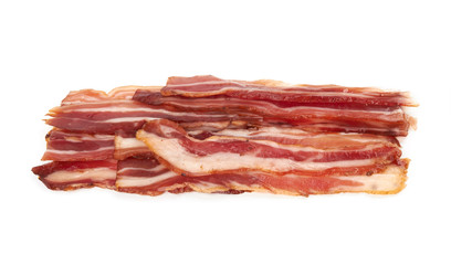 Fresh raw becon