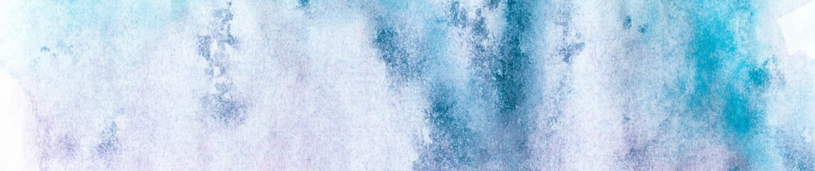 banner of abstract painted colorful watercolor background
