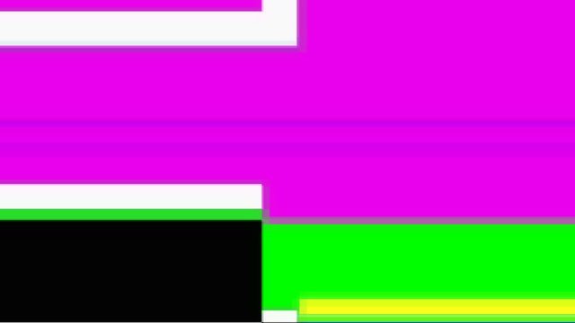 Animated interferences. Background with the movement of bright colored stripes.