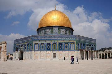 Mousque of Al-aqsa (Dome of the Rock) in Old Town