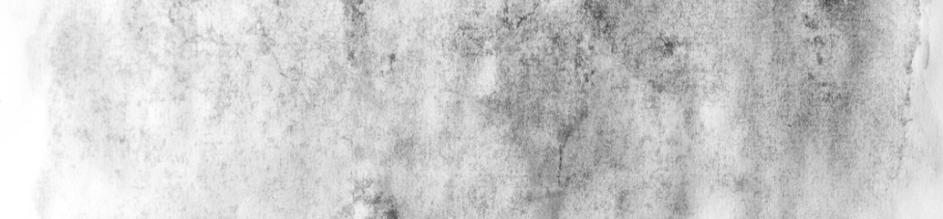 Fototapeta na wymiar banner of Black abstract watercolor macro texture background. Abstract aquarelle texture grayscale backdrop.