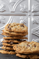 Caramel Chocolate Cookie Stack
