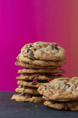 Caramel Chocolate Cookie Stack