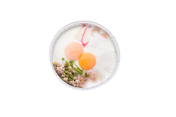 space pasta with vegetable and cheese