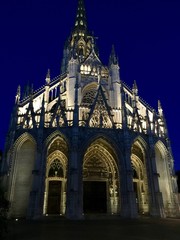 The Church of Saint-Maclou is a Roman Catholic church in Rouen, France which is considered one of the best examples of the Flamboyant style of Gothic architecture in France.