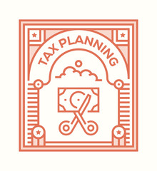 TAX PLANNING ICON CONCEPT