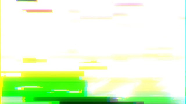 Random digital signal error. Noise background with colorful stripes. Digital glitches.