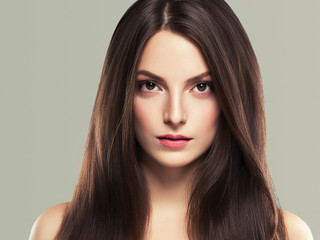 Fototapeta premium Beautiful hair woman healthy skin beauty concept