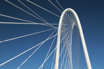 Dallas modern bridge wires