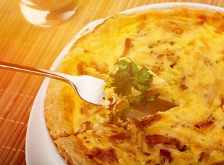 Quiche.