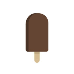 Ice Cream. Flat colors. Vector illustration.