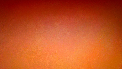 Orange autumn or fall background template with dark top border and faint vintage grunge that is distressed and rustic