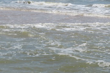 Ocean water background on Atlantic coast of North Florida