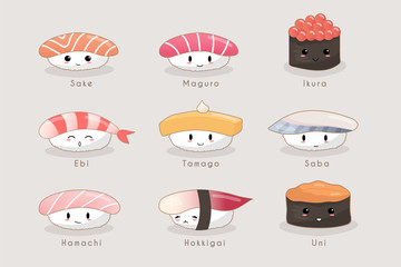 Sushi character collection No. 01