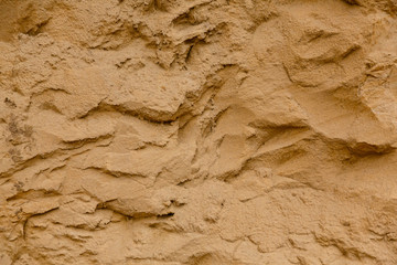 sand wall texture in a sand pit