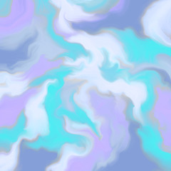 Contemporary painting. Hand painted image for creative design of posters, wallpapers, websites, cards, invitations, flyers, etc. Trendy artistic style. Beautiful shapes and colour transitions