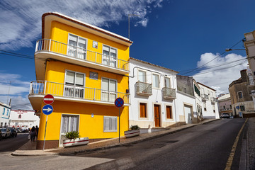 Beautiful yellow house