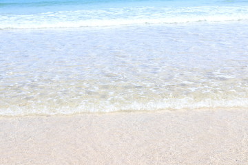 Fototapeta na wymiar 綺麗な海の波 
