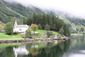 Fototapeta premium View of Flam in the morining