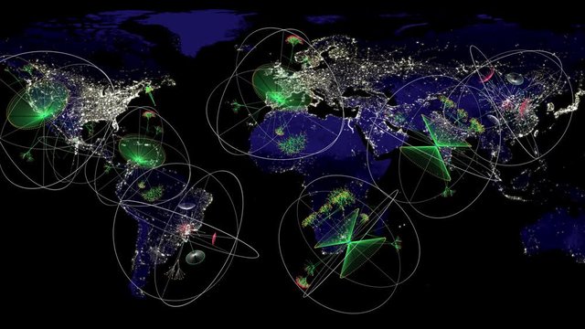 Big Data Visualisierung Welt