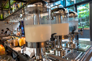 The Jar of fresh Juices  
