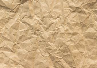 crumpled brown paper background