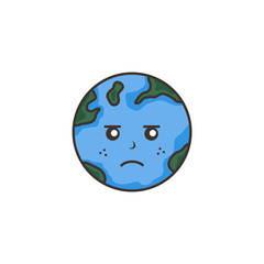 save our planet earth campaign theme vector