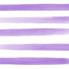 Hand-drawn watercolor lilac stripes.