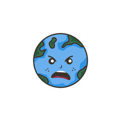 save our planet earth campaign theme vector