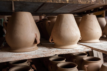 clay pottery ceramics typical of Bailén, Jaen province, Andalucia, Spain