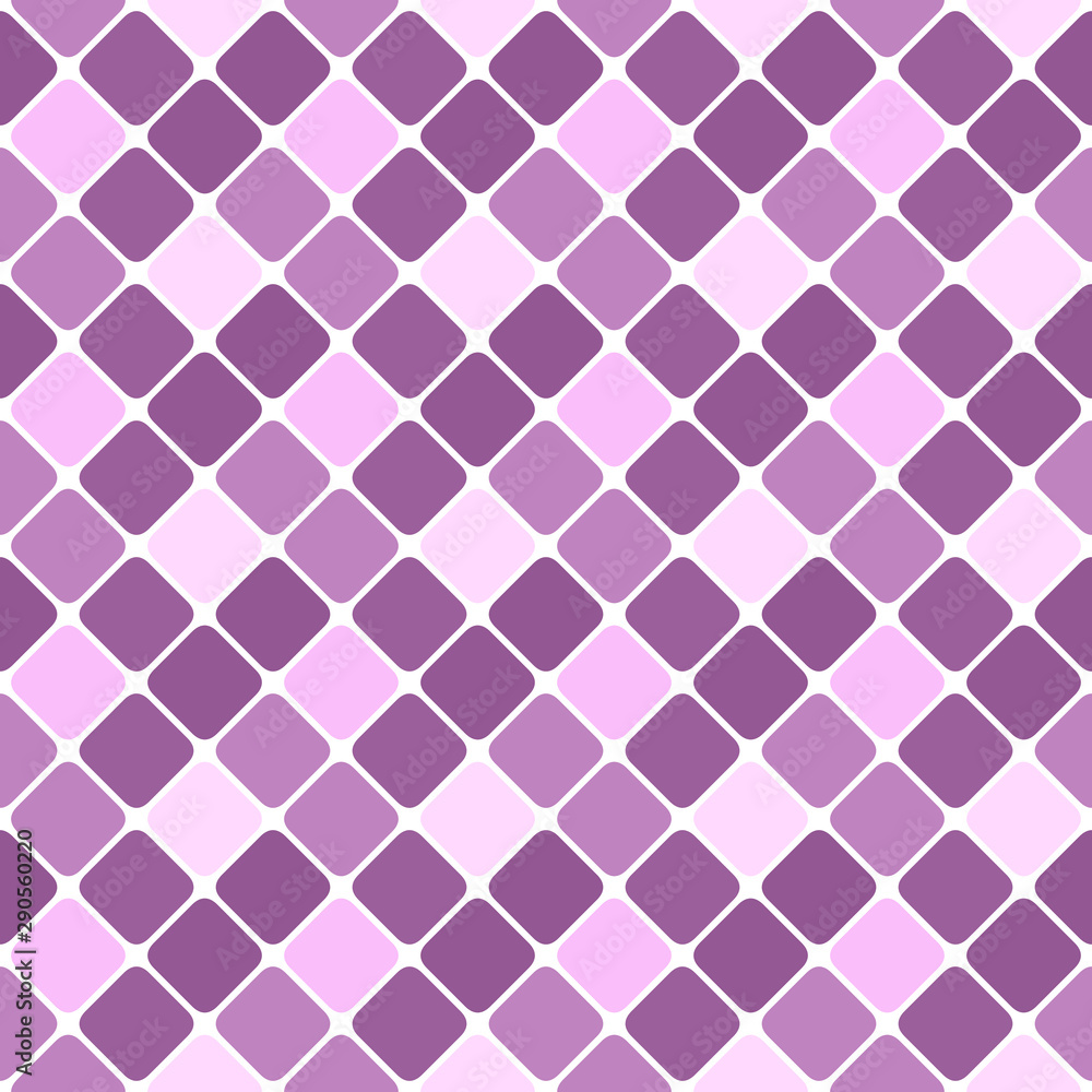 Poster seamless square pattern background - abstract lavender geometrical vector illustration from diagonal