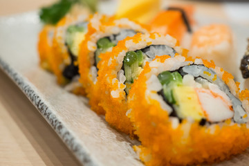 japanese sushi maki roll set