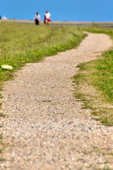 Obraz premium The path on the dike
