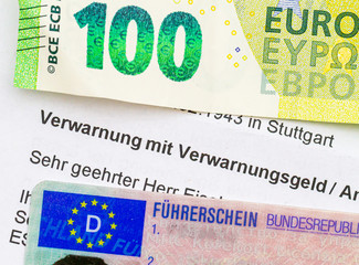 Bußgeldbescheid 