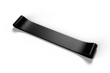 Fitness Resistance  Exercise Loop Band for Branding. 3d render illustration.