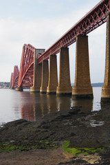 The Forth railyway bridge in South Queensferry