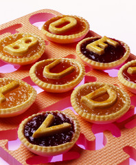 Alphabet Jam Tarts for kids