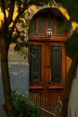 Fototapeta na wymiar antique door. Entrance door