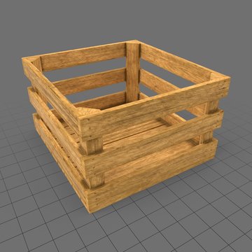 Large wooden crate