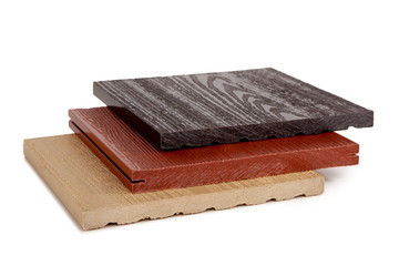 wood-plastic composites material for the construction of terraces