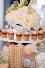 Alimentos para fiestas de niños color pastel