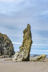 rock on beach