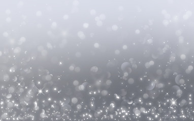 Silver bokeh background	