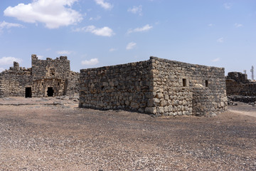 Castle Qazr Al-Azraq - one of the Jordan desert castles. Used by Lawrence of Arabia as a base...