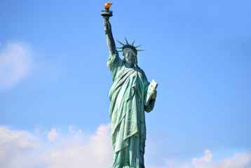 Statue of Liberty, New York. Symbol of democracy and freedom.  