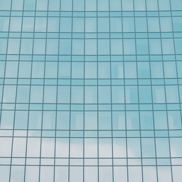 Curtain wall building close-up photography