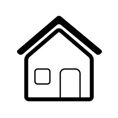 Fototapeta na wymiar House icon isolated on background. Vector illustration.