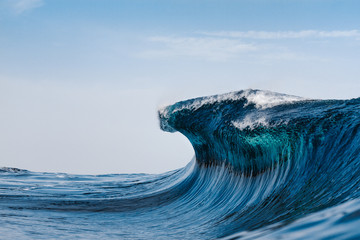 Blue sea wave 