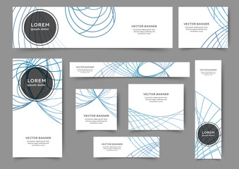 Web banner templates